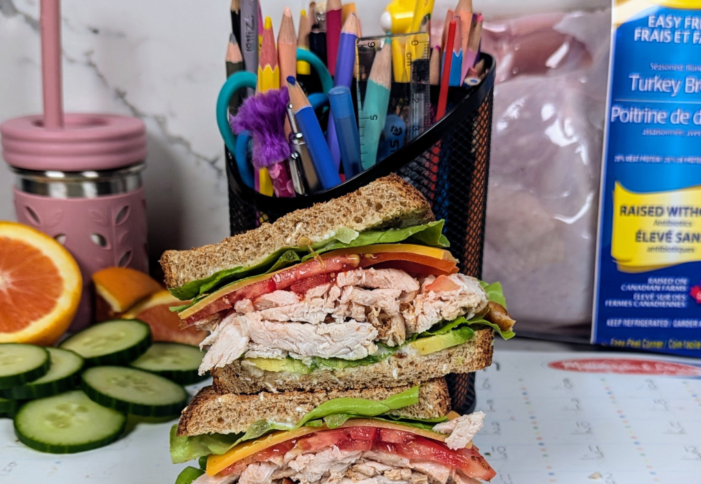 Herb & Honey Roasted Turkey Sandwich - photo credit canadianturkey.ca