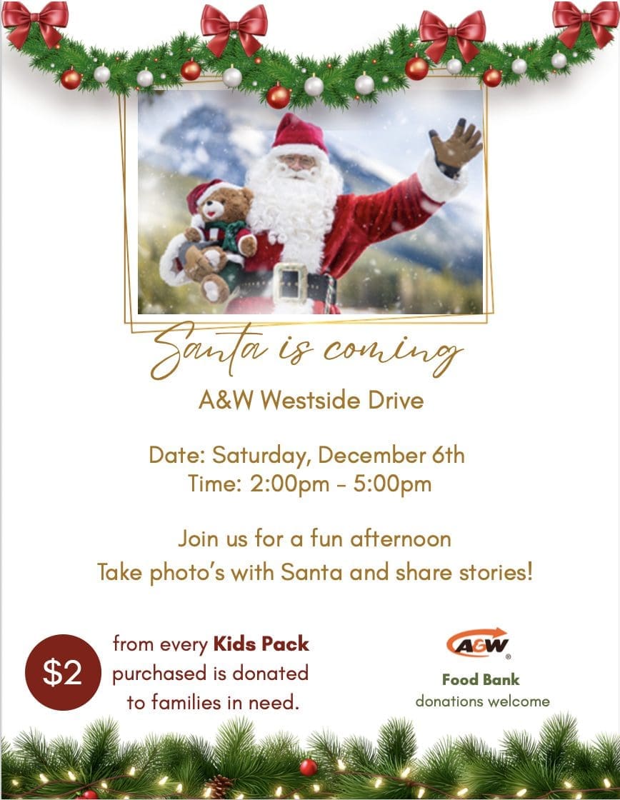 Santa at A&W