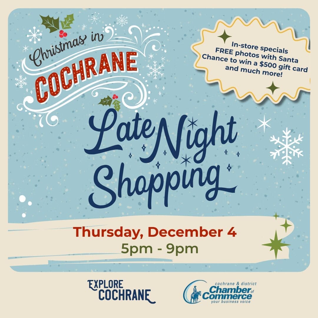 Late-Night Shopping in Cochrane