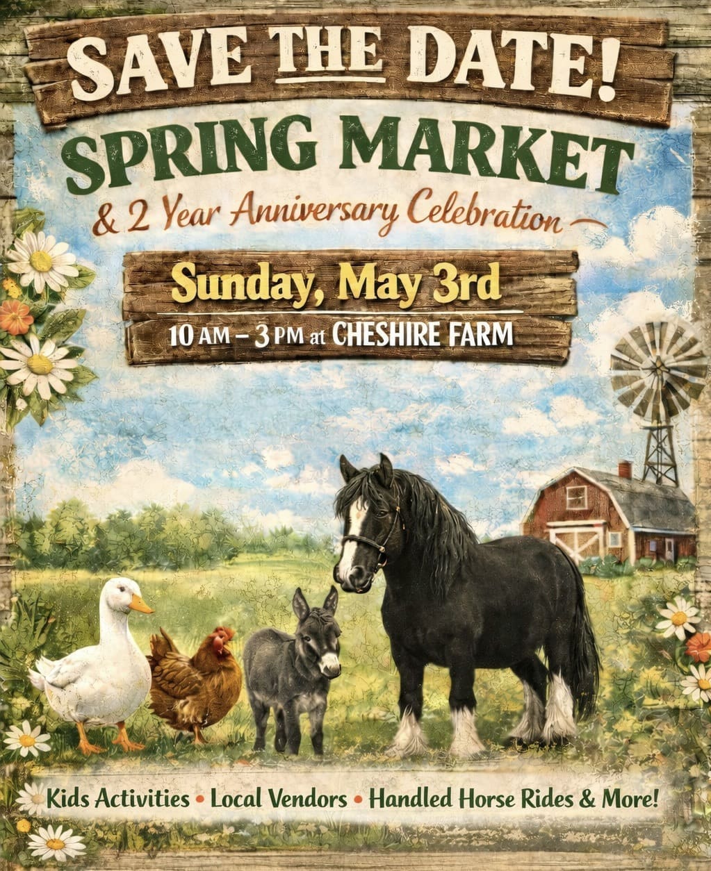 2nd Anniversary Celebration at Cheshire Farm
